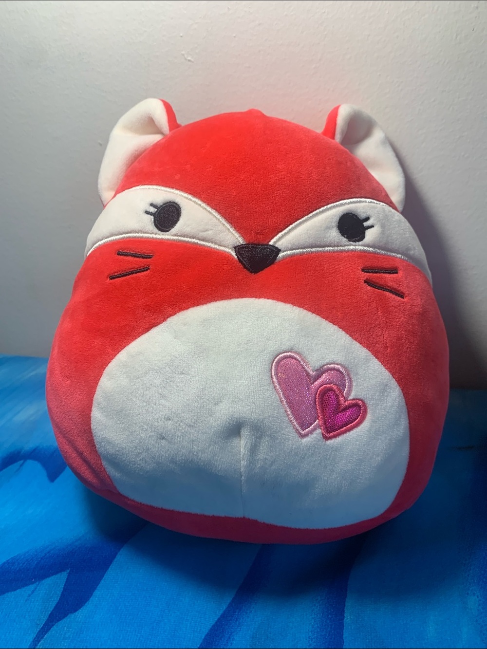 Fifi the Fox Squishmallow with Heart Patches 8” Valentine Collection